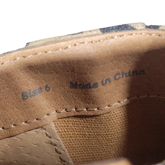 DV8 Dolce Vita Brady Wedge Leopard Microsuede Ankle Booties Zip & Lace 6 - Picture 9 of 14